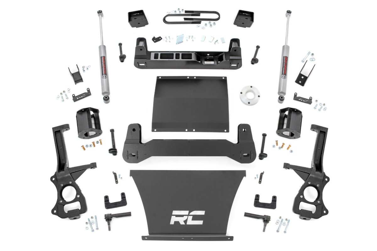 Chevrolet Silverado 1500 Suspension Lift Kit - Front + Rear - Rough Country - 6 Inch | Mono Leaf Rear - '25-'26 Chevrolet Silverado 1500 Suspension Lift Kit - Front + Rear - Rough Country - 6 Inch | Mono Leaf Rear - '25-'26